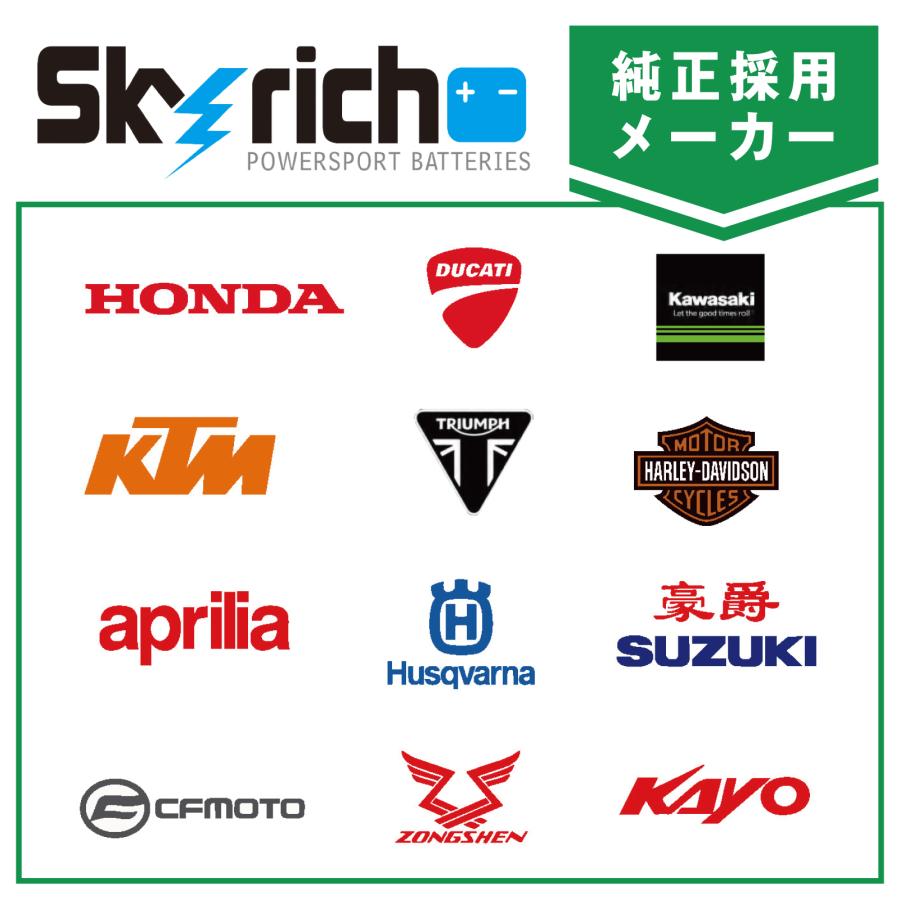 Skyrich バイク リチウムイオンバッテリー YTZ10S 互換 HJTZ10S-FP 正規品 スカイリッチ CB400SF ホーネット900の画像