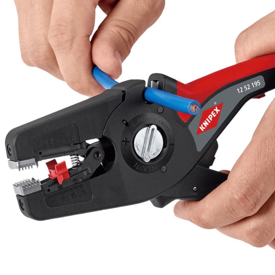 KNIPEX(クニペックス) 1252-195SB ワイヤーストリッパー プレシストリップ16_1