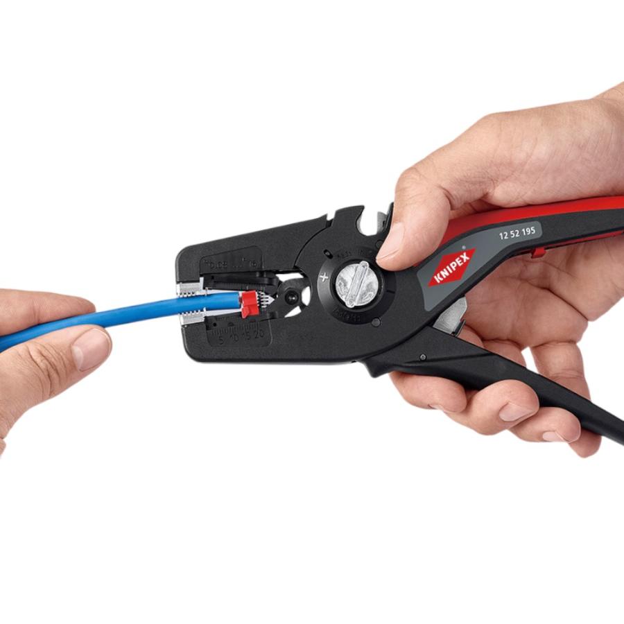KNIPEX(クニペックス) 1252-195SB ワイヤーストリッパー プレシストリップ16_2