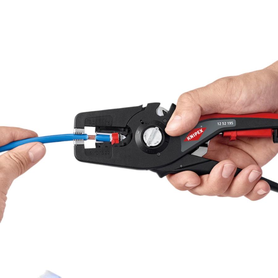 KNIPEX(クニペックス) 1252-195SB ワイヤーストリッパー プレシストリップ16_4