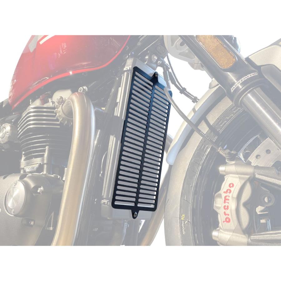 モートーンラジエーターガード　ボンネビルT120 P&A International ラジエーターガード ボンネビル T120/T100 PA5261M