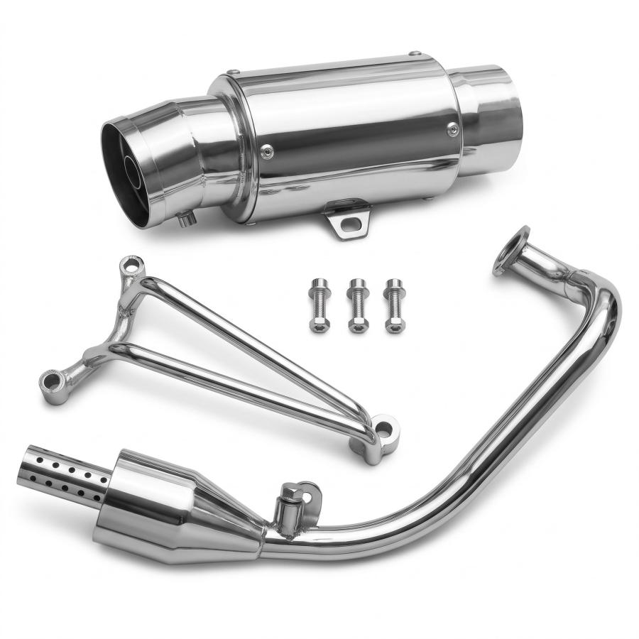 スズキ アドレスV125/G CF46A O2センサー付 チタン フルエキゾースト