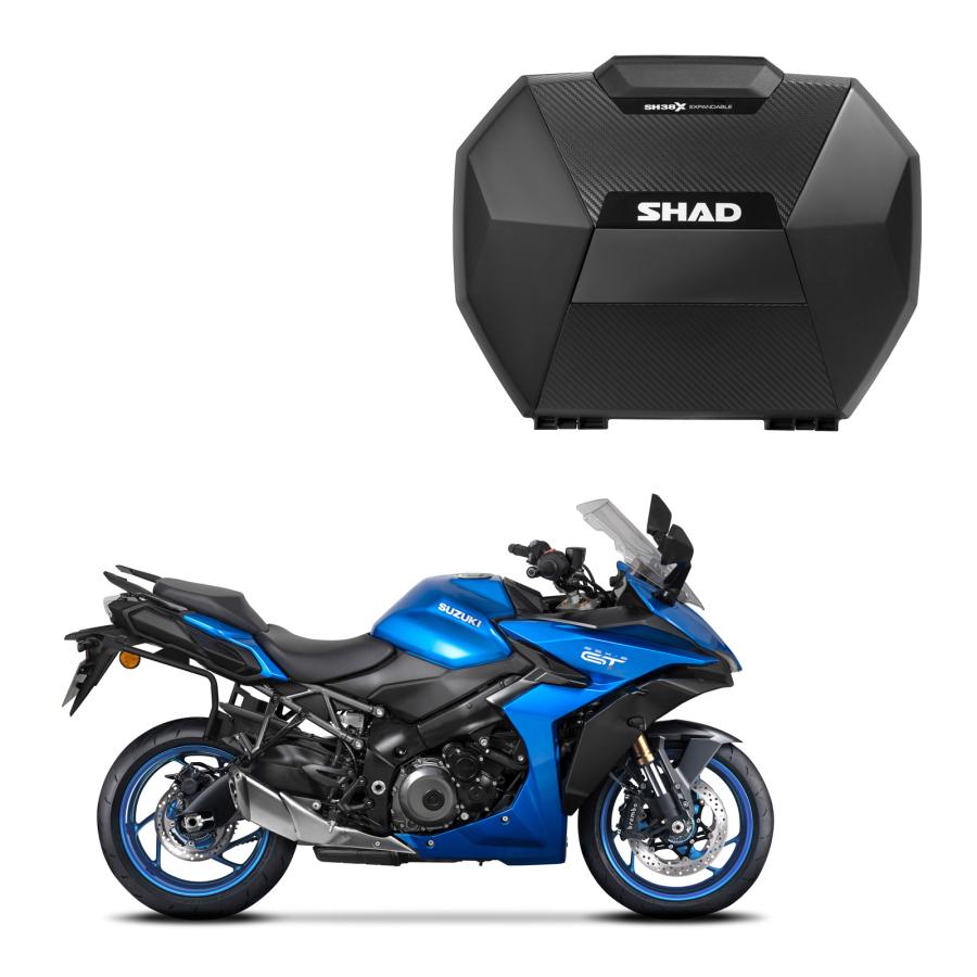 SHAD(シャッド) 【セット品】SH38X サイドケース カーボン+ 