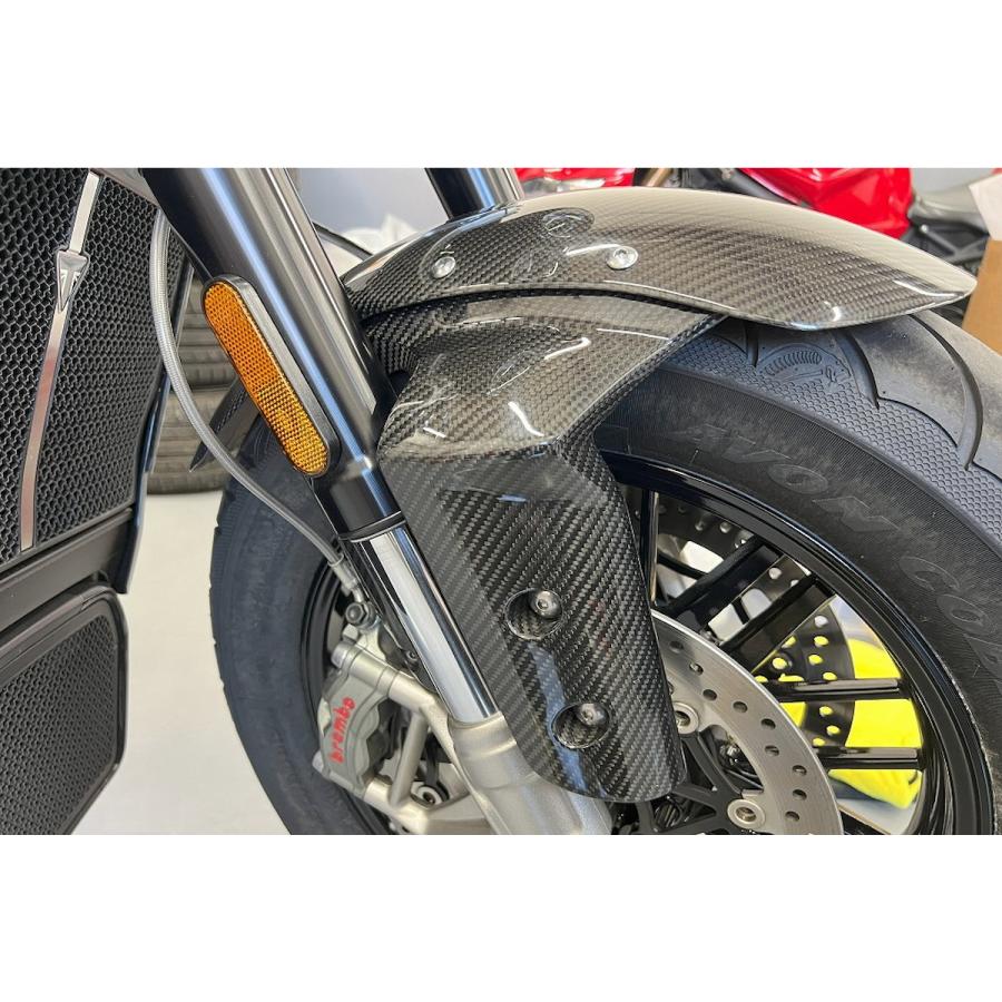 SPEEDRA フロントフェンダーブラケット フォージドカーボン 艶消し