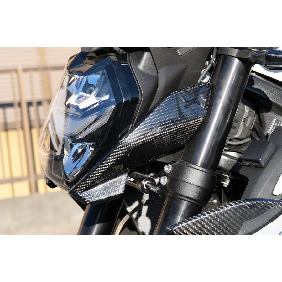 SPEEDRA ヘッドライトサイドカバー フォージドカーボン 艶あり S1000R M1000R CBM1102FG バイク 外装パーツの画像