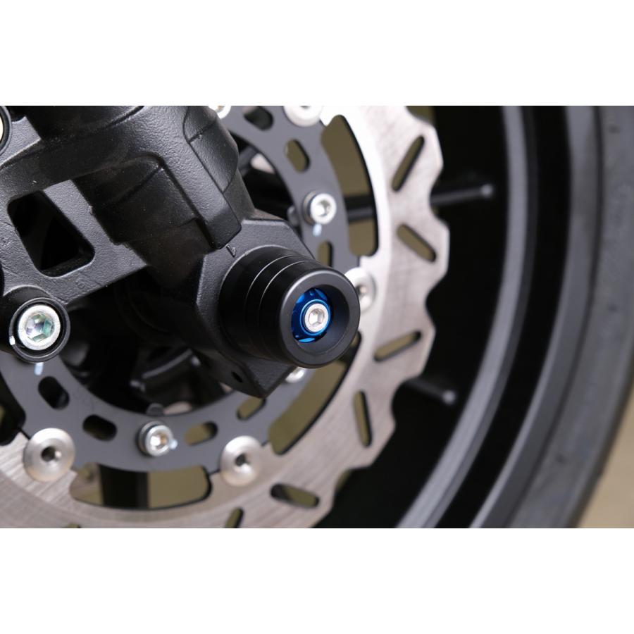 SPEEDRA フロントアクスルスライダー ブラック X350 AASHA05FBK バイク 外装の画像