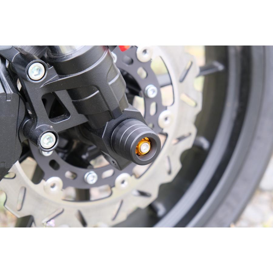 SPEEDRA フロントアクスルスライダー ブラック X350 AASHA05FBK バイク 外装の画像