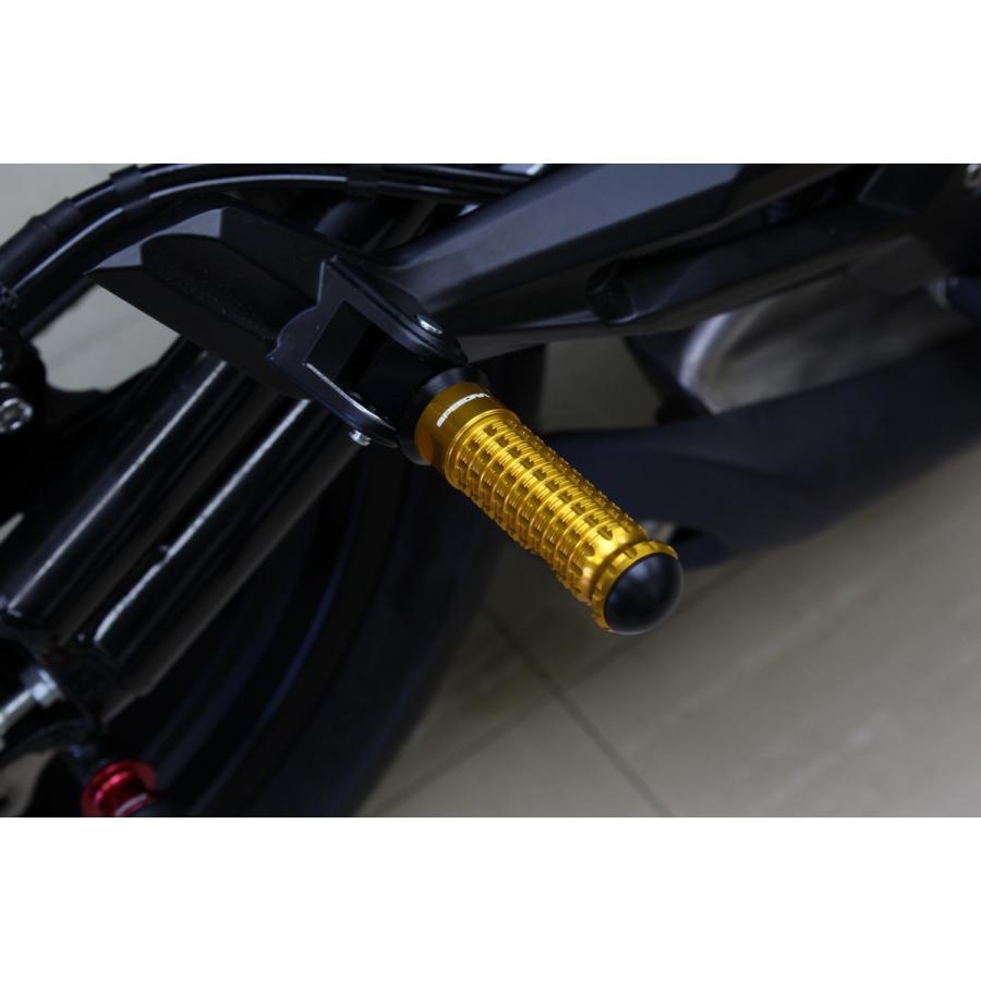 SPEEDRA ステップ スタンダードタイプ アルミ削り出し ライダー側 ゴールド X350 AFPS221GD バイクの画像