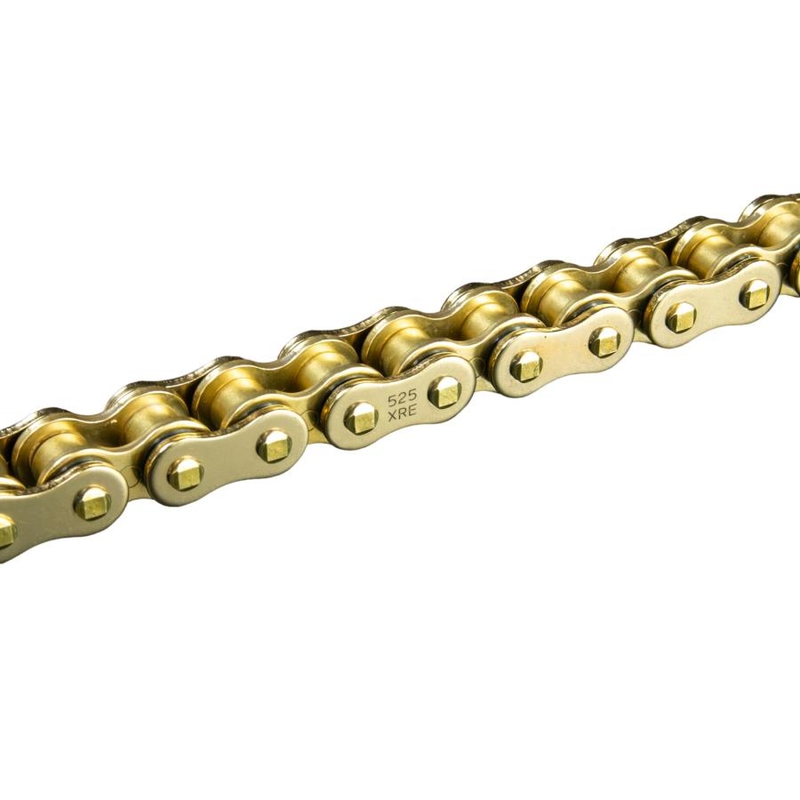 RK Japan XREシリーズ GV525XRE-110L カシメタイプ ED.ゴールド バイク 