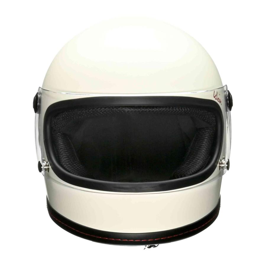 ☆ クライン フルフェイス リード工業 ホワイト S 族ヘル 美品 リード工業(LEAD) フルフェイスヘルメット Klein ホワイト S バイク