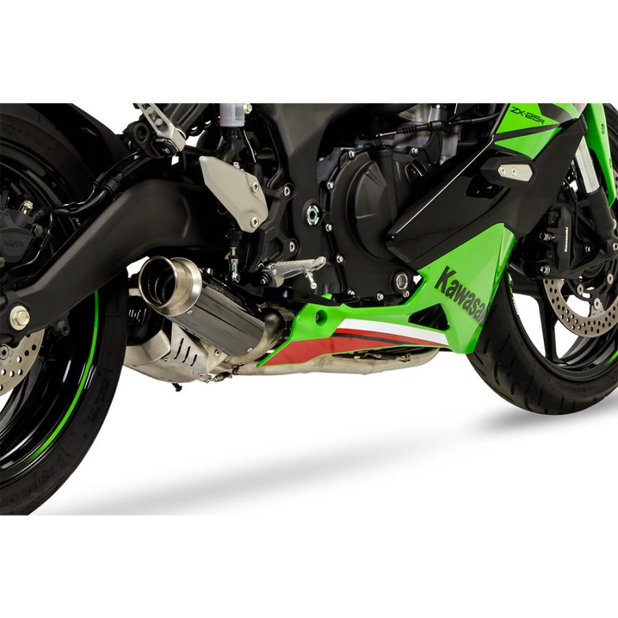 モリワキ(MORIWAKI) フルエキゾーストマフラー CROSS SHORT ZERO BP-χ Ninja ZX-25R(23-) 01810-L8264-00 バイク フルエキゾーストマフラー