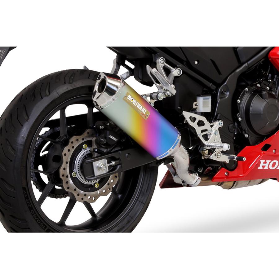 モリワキ(MORIWAKI) スリップオンマフラー Exhaust MX ANO 400X/CBR400R/NX400(19-21/22-23/24-) 01810-6K1Z3-00 自動二輪車 スリップオンマフラー・サイ