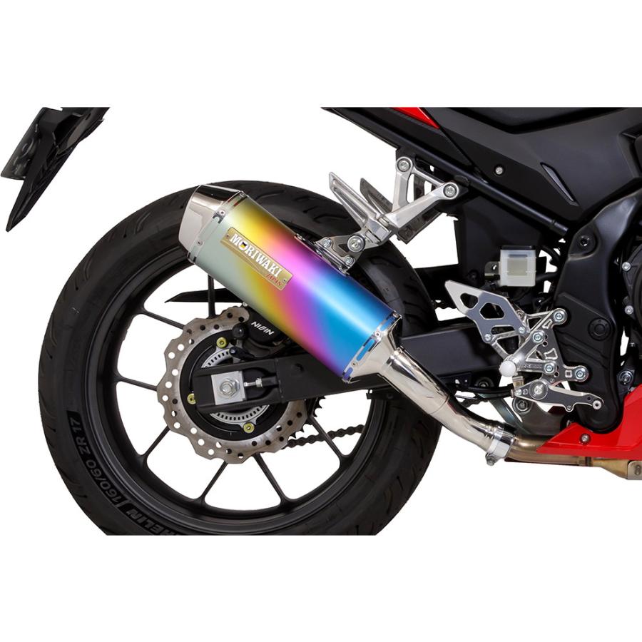 モリワキ(MORIWAKI) スリップオンマフラー Exhaust MX ANO 400X/CBR400R/NX400(19-21/22-23/24-) 01810-6K1Z3-00 自動二輪車 スリップオンマフラー・サイ
