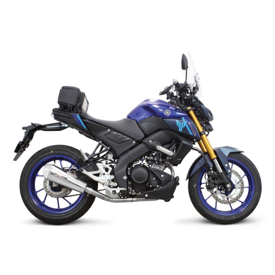 SP武川(スペシャルパーツ武川) テーパーコーンマフラー MT-125 04-02-0011 バイク フルエキゾーストマフラー_1