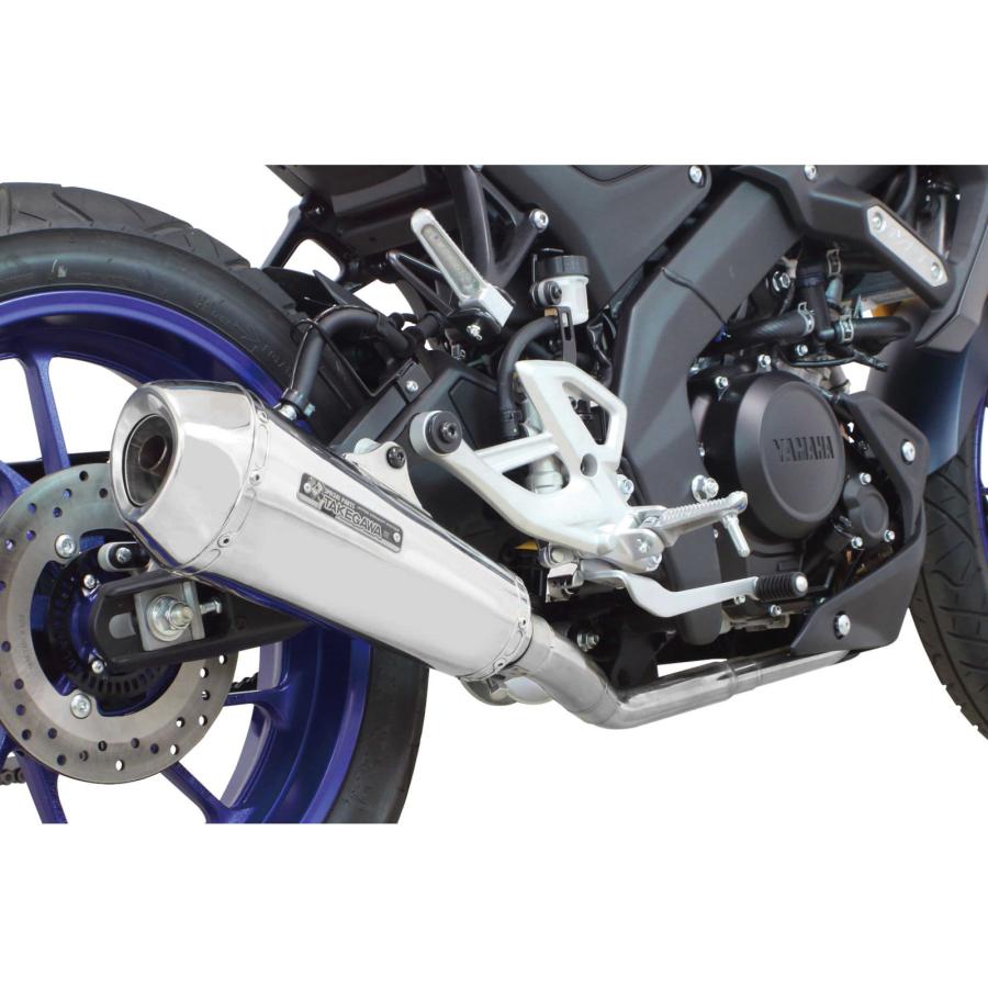 SP武川(スペシャルパーツ武川) テーパーコーンマフラー MT-125 04-02-0011 バイク フルエキゾーストマフラー_2