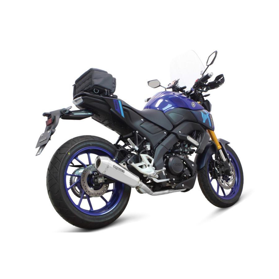 SP武川(スペシャルパーツ武川) テーパーコーンマフラー MT-125 04-02-0011 バイク フルエキゾーストマフラー_3