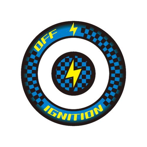 KITACO ぷっくりシール CH-BLU 000-0099003 バイク デカール