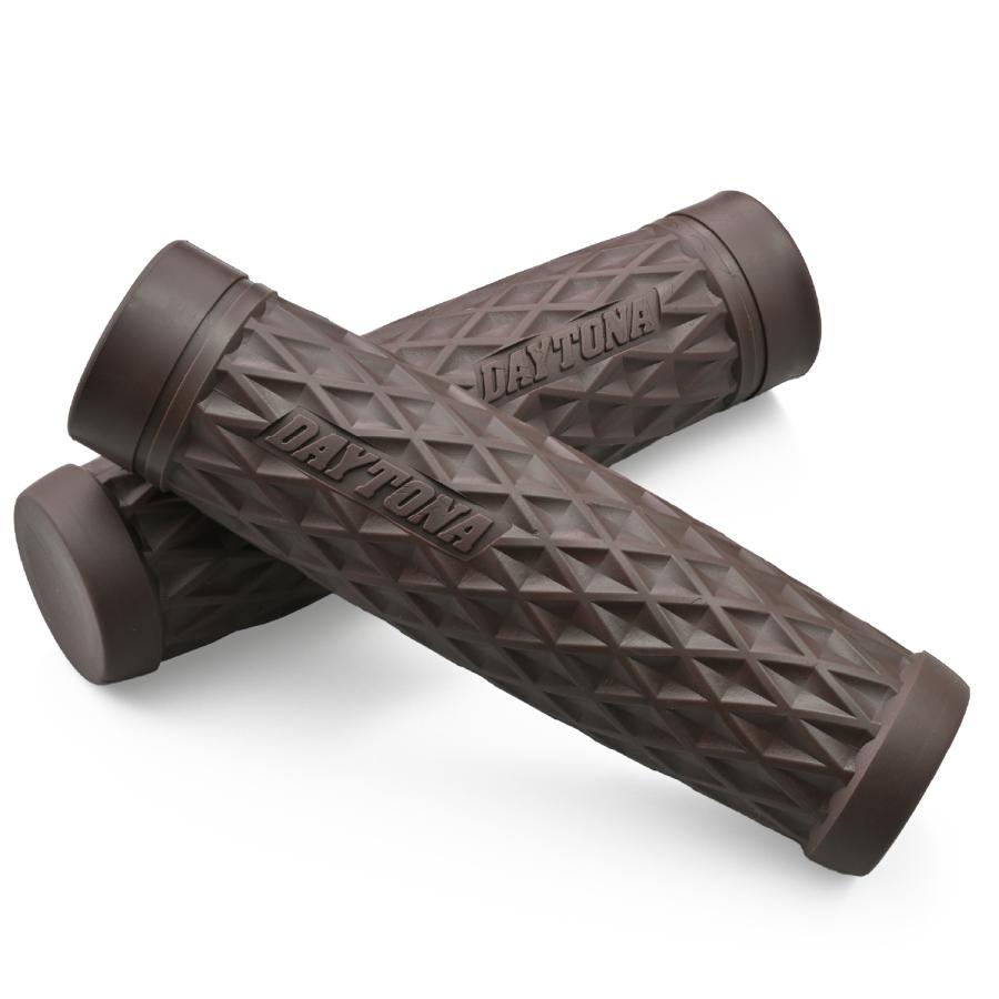 新品未使用です DAYTONA グリップ GRIPPY GRIP GG-D-GRID エンド非貫通 φ25.4用 全長