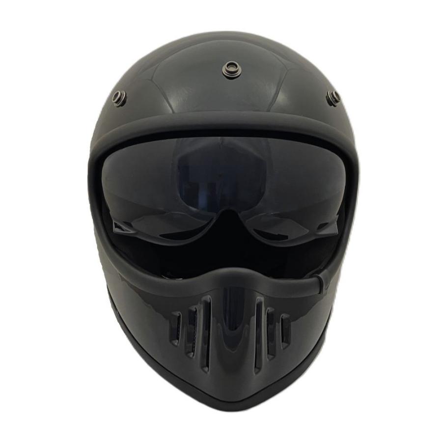 SUNUP バイク用 ヘルメット フルフェイス マットブラック SUNUP SM-001 PILOT フルフェイスヘルメット パールブラック L バイク