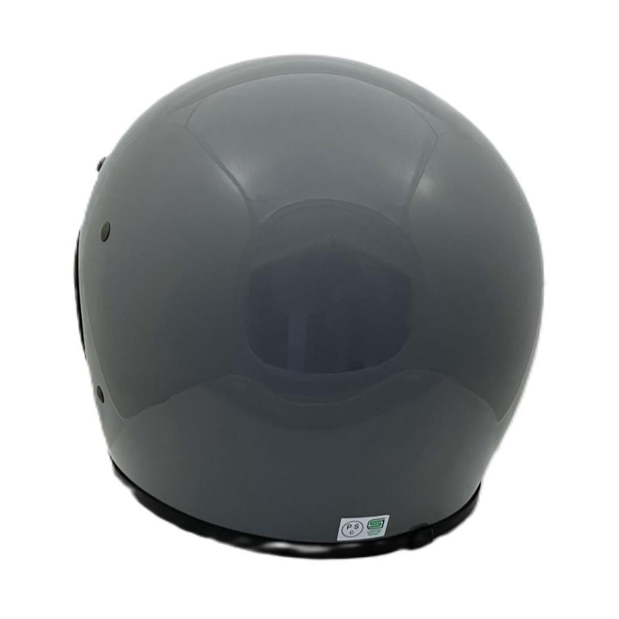 SUNUP SM-001 PILOT フルフェイスヘルメット グロスグレイ M バイク