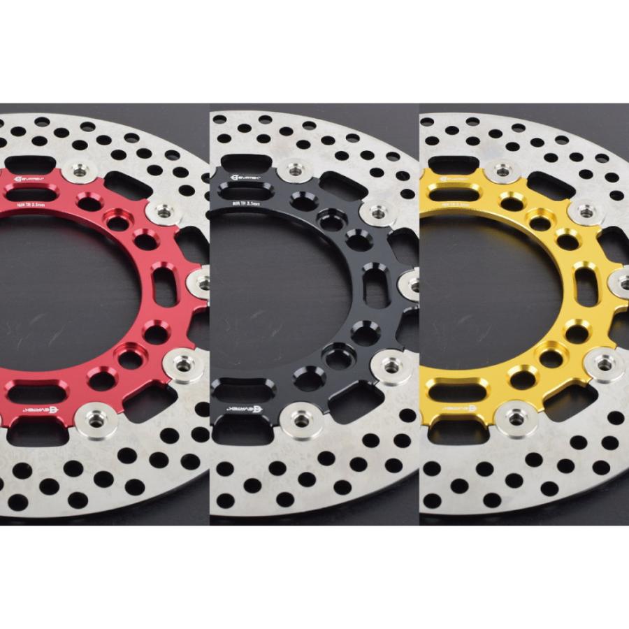 EVATEK(エヴァテック) フロントブレーキ260mm ディスクキット レッド