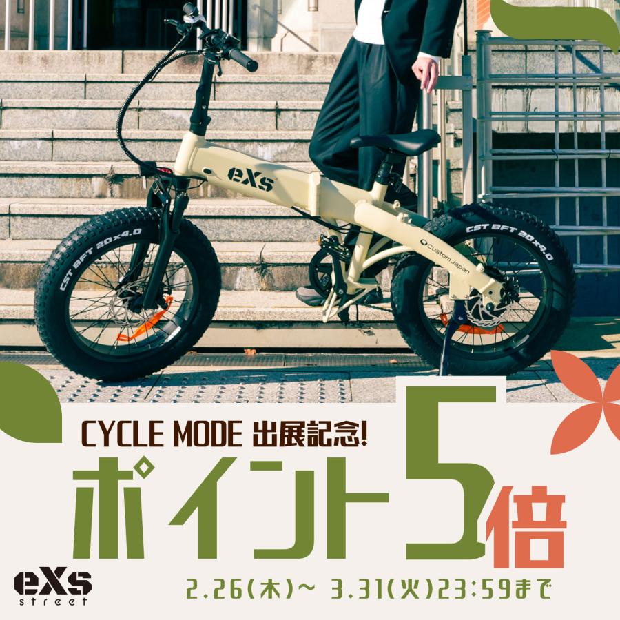 電動自転車 eXs Street エクスストリート マットブラック 型式認定車両