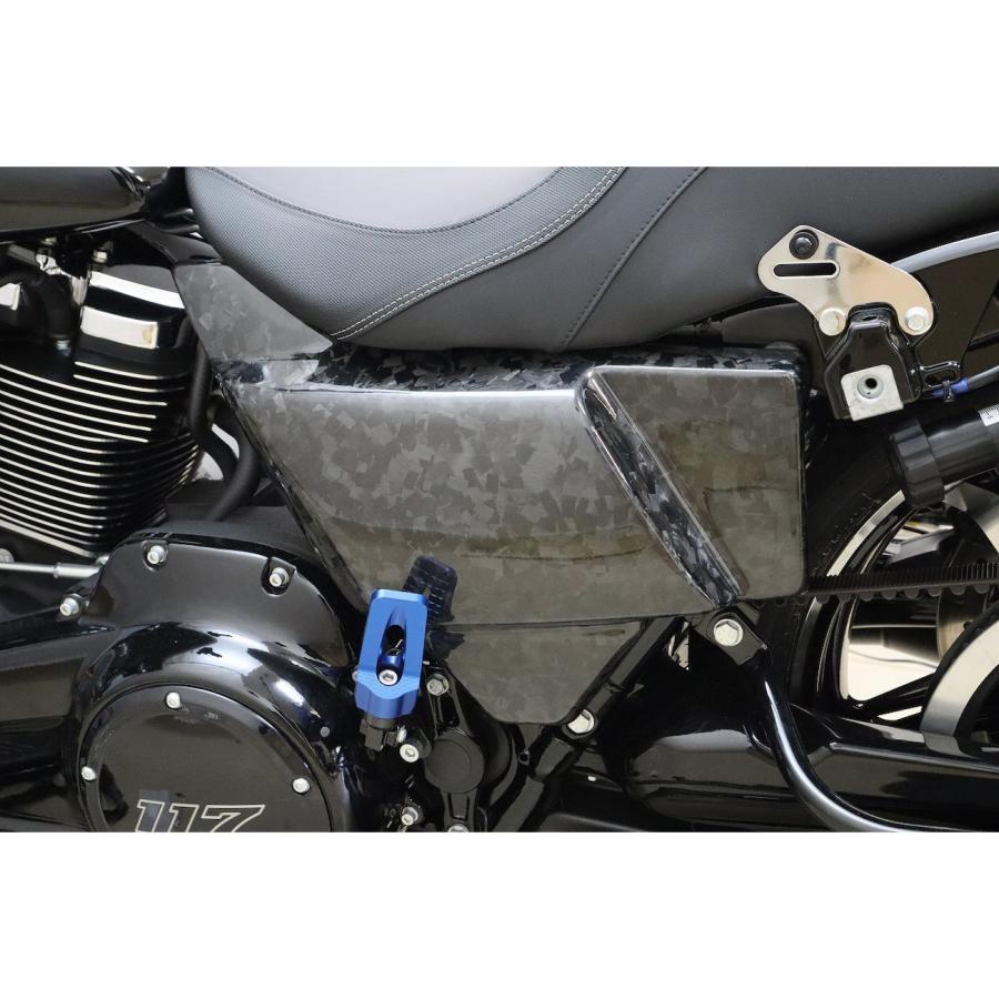 SPEEDRA サイドカバー 左右セット ドライカーボン フォージドカーボン艶あり CHD0405FG バイク 外装パーツ_3