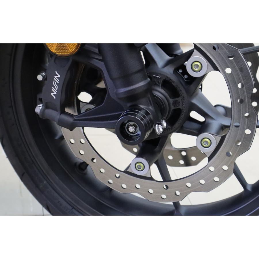 SPEEDRA フロントアクスルスライダー CB750/HORNET チタン AASHO05FTM バイク 外装 スライダー・ガードの画像