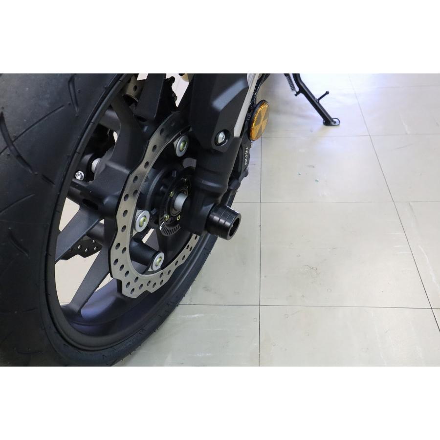 SPEEDRA フロントアクスルスライダー CB750/HORNET ブルー AASHO05FBE バイク 外装 スライダー・ガードの画像