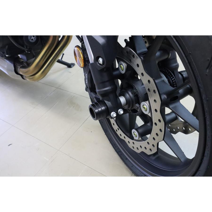 SPEEDRA フロントアクスルスライダー CB750/HORNET レッド AASHO05FRD バイク 外装 スライダー・ガードの画像