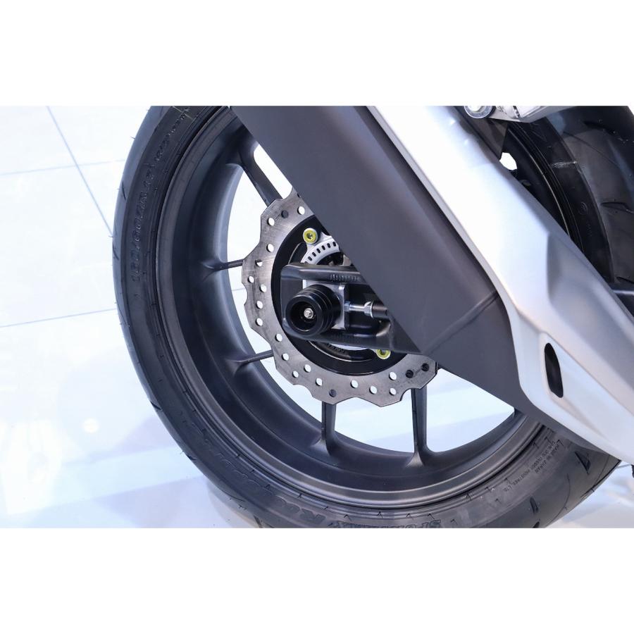 SPEEDRA リアアクスルスライダー CB750/HORNET ブラック AASHO05RBK バイク 外装 スライダー・ガードの画像