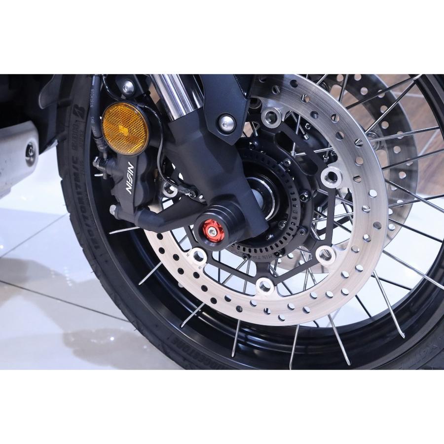 SPEEDRA フロントアクスルスライダー X-ADV レッド AASHO06FRD バイク 外装 スライダー・ガードの画像