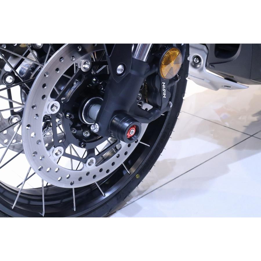SPEEDRA フロントアクスルスライダー X-ADV レッド AASHO06FRD バイク 外装 スライダー・ガードの画像