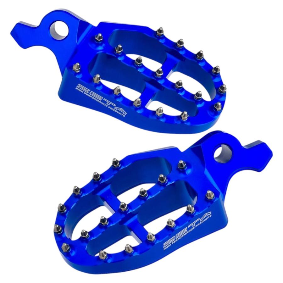 ZETA(ジータ) アルミフットペグ ブルー YZ250F/250FX/450F/450FX