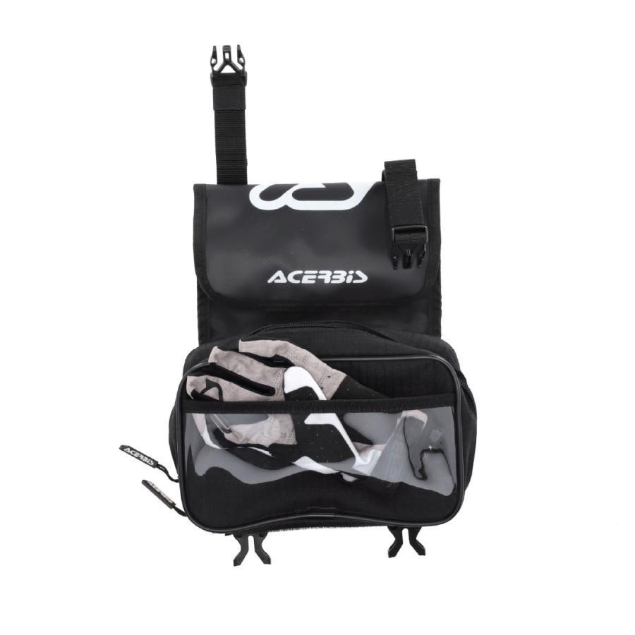 ACERBIS リアフェンダーツールバッグ ブラック/ホワイト 2L AC-26164BK
