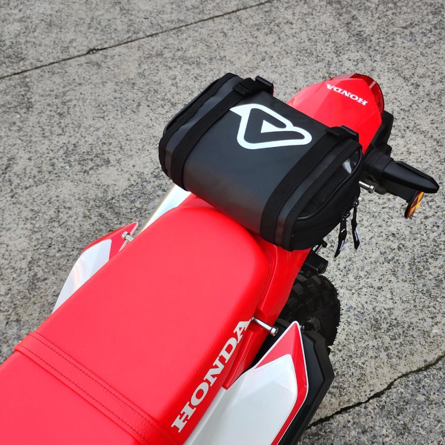 HONDA フェンダーバッグ ツールバック リアバッグ テールバック ACERBIS リアフェンダーツールバッグ ブラック/ホワイト 2L AC-26164BK