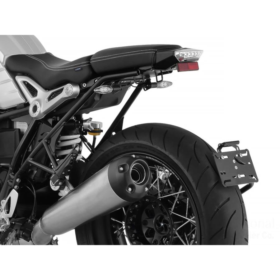 Wunderlich(ワンダーリッヒ) スイングアームナンバープレートホルダー with W44110-000 W44111-012 バイク 外装