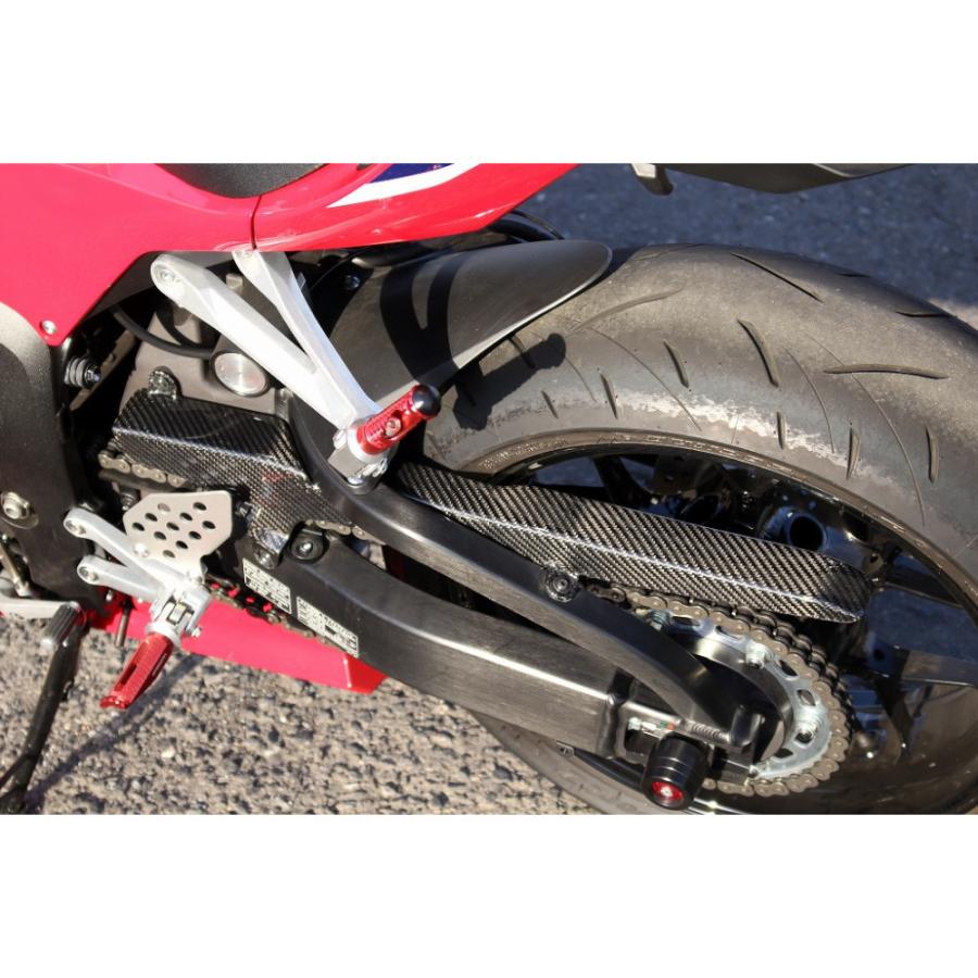 SPEEDRA チェーンガード ドライカーボン フォージドカーボン艶あり CBR600RR CHO1002FG バイク_1