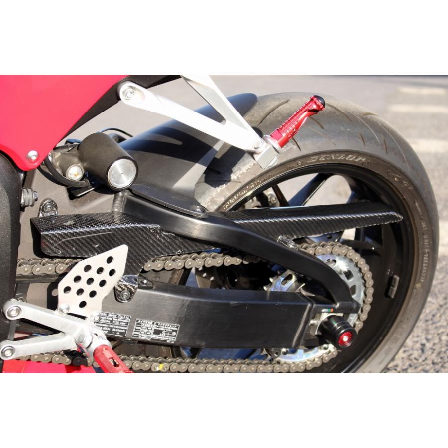 SPEEDRA チェーンガード ドライカーボン フォージドカーボン艶あり CBR600RR CHO1002FG バイク_2