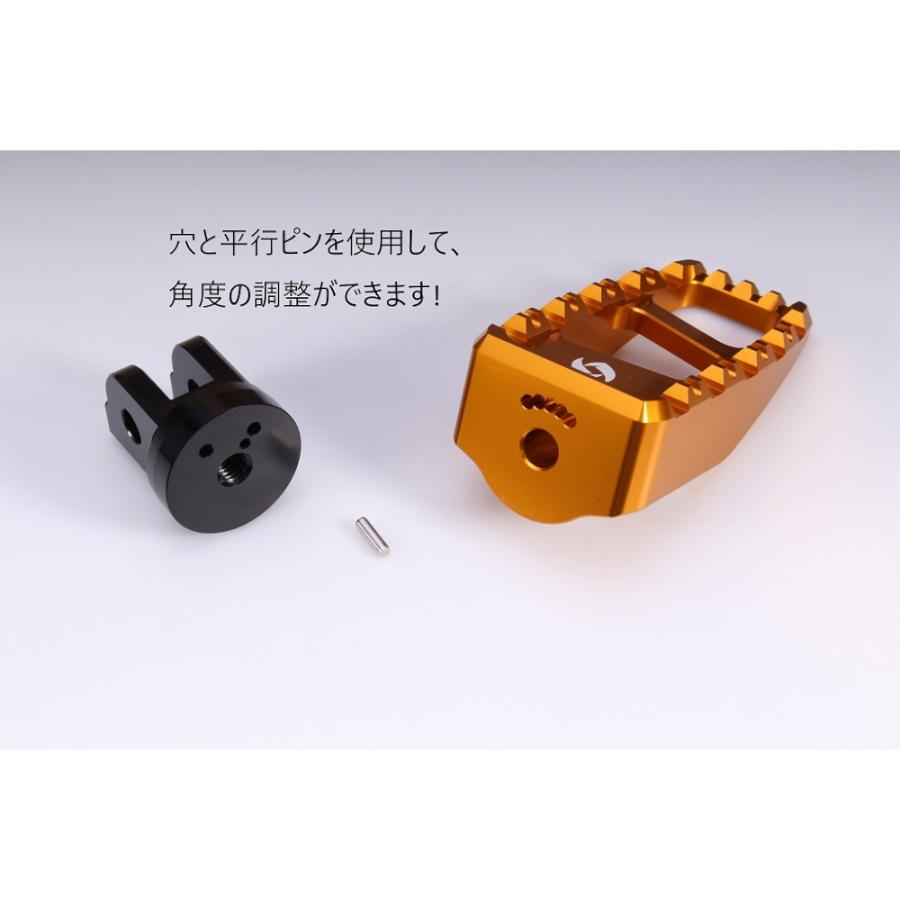 20日まで発送できません SPEEDRA フットペグ アルミ削り出し ブラック ハーレー AHDFP13BK