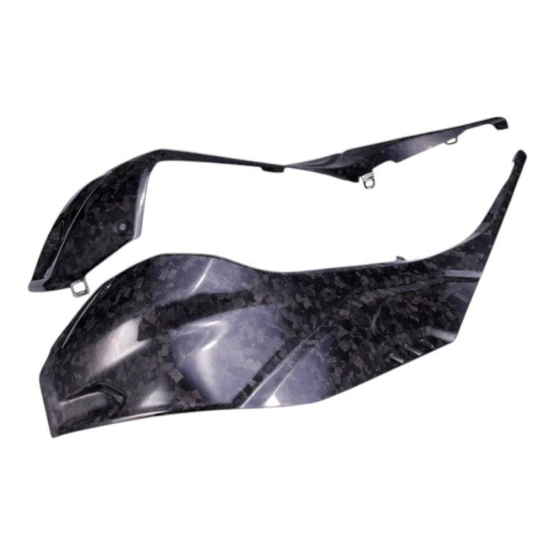 SPEEDRA タンクサイドカバー 左右セット ドライカーボン フォージド