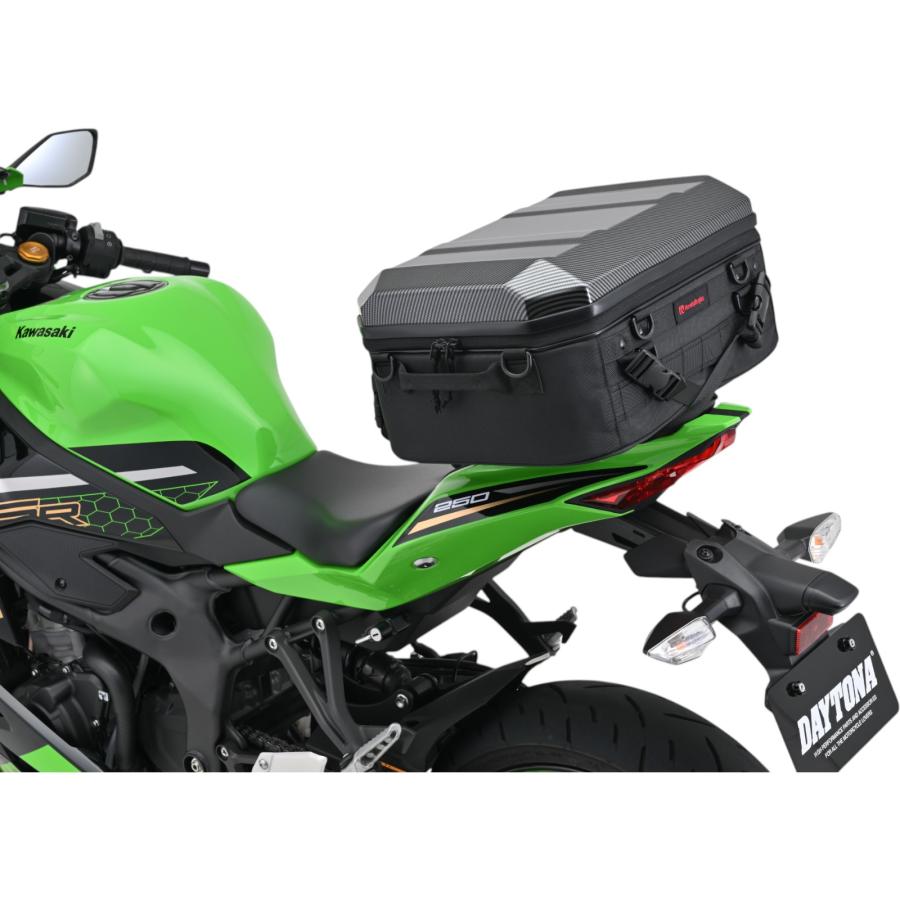 ヘンリービギンズ DH-773 シェルシートバッグ 25L カーボン 48685 バイクの画像