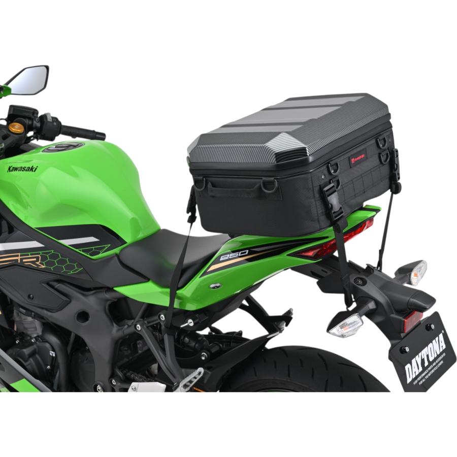 ヘンリービギンズ DH-773 シェルシートバッグ 25L カーボン 48685 バイクの画像