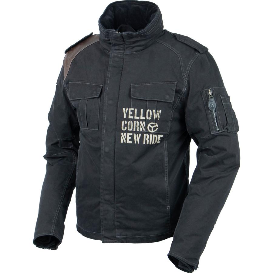 YELLOWCORN バイクジャケット ブラック YeLLOWCORN(イエローコーン) バイク アパレル ジャケット・セット NJ