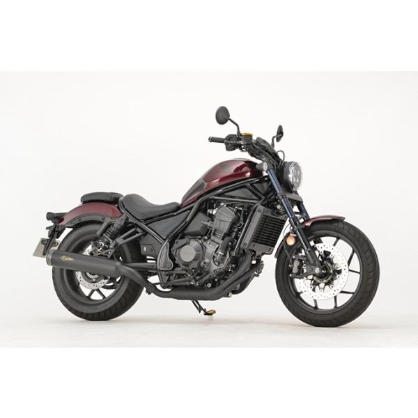 R’s Gear(アールズギア) ワイバンクラシック スリップオンマフラー ブラックエディション レブル1100/レブル1100 DCT/レブル1100 S エディション/レ
