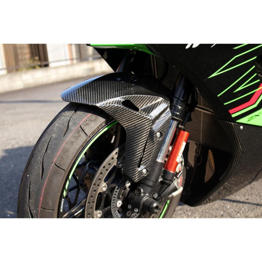 カワサキ　NINJA H2 スピードラ　カーボン フロントフェンダ― SPEEDRA(スピードラ) バイク 外装 外装パーツ フロントフェンダー