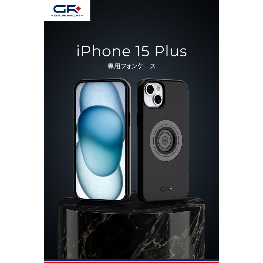 GRxplore(ジーアール・エクスプロア) バイク 電子機器 スマートフォンホルダー GR-M66 フォンケース iPhone15 Plus 65294 |  | 01