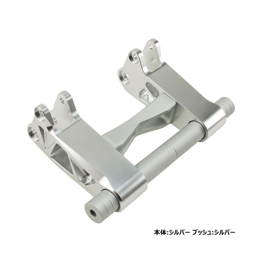 COME FROM(カムフロム) バイク アルミエンジンハンガー 25mmロング CNC加工 ゴールド×シルバー シグナス グリファス 6型/BWS 3型/NMAX/X FORCE フレ_2