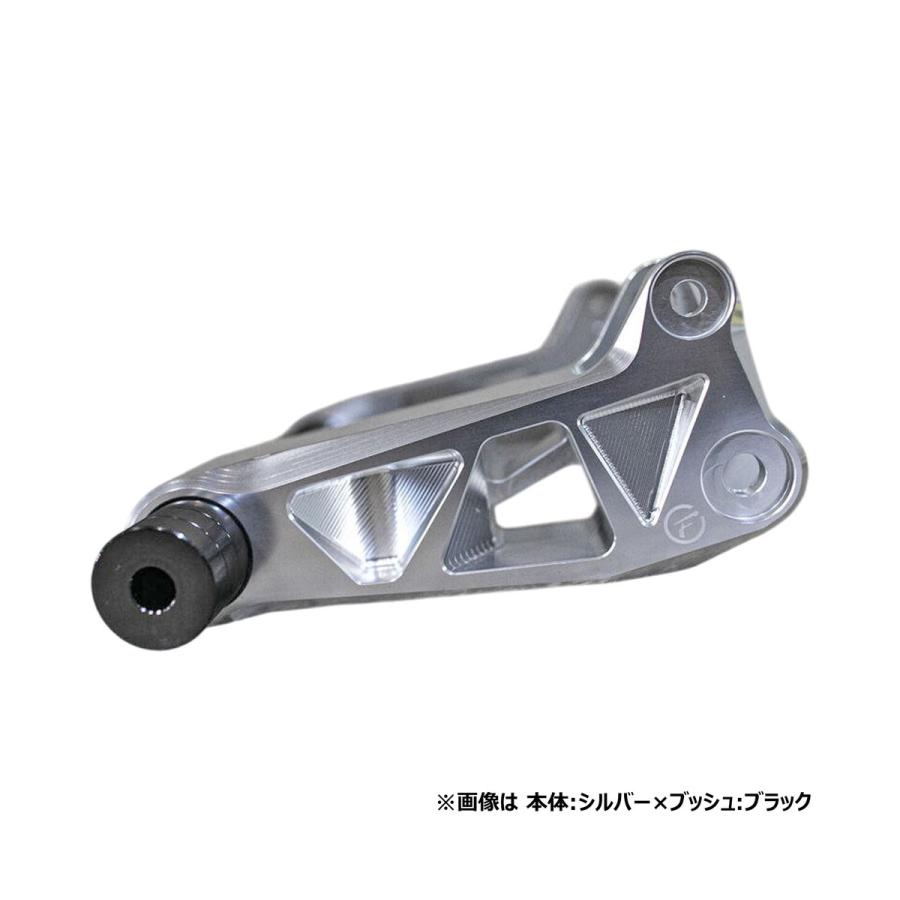 COME FROM(カムフロム) バイク アルミエンジンハンガー 25mmロング CNC加工 ゴールド×シルバー シグナス グリファス 6型/BWS 3型/NMAX/X FORCE フレ_6
