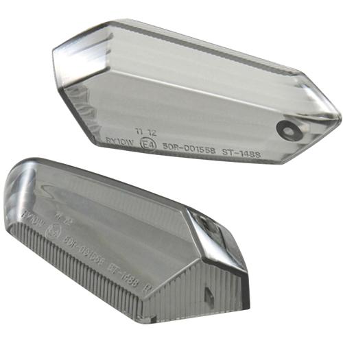 KITACO スモークウィンカーレンズセット 807-4780120 バイク : パーツ